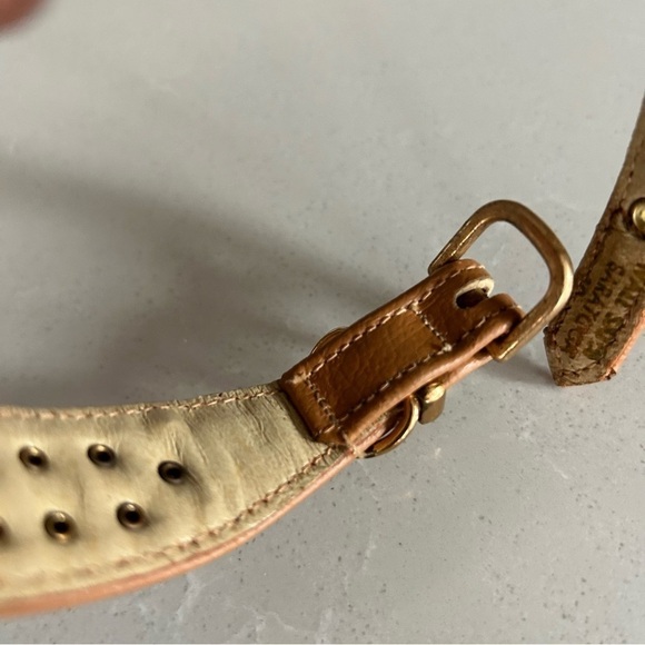 Wall Street Saratoga >Opalescent Crystal Embellished Leather Toy Dog Collar - Picture 12 of 14